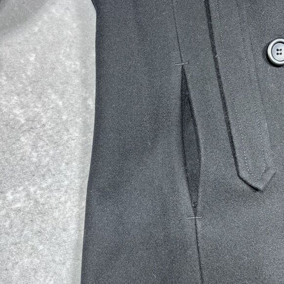 J.Crew Peacoat Jacket Women’s Size 8 Back Double Breasted Button Wool Blend - Picture 5 of 13